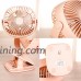 Clip on Fan with LED Night Light  USB or 2000mAh Rechargeable Battery Powered Small Desk Fan Whisper Quiet with 3 Speed Swivel 720° Portable Stroller Fan for Baby Stroller Home Office Camping Pink - B07D7T3JW1